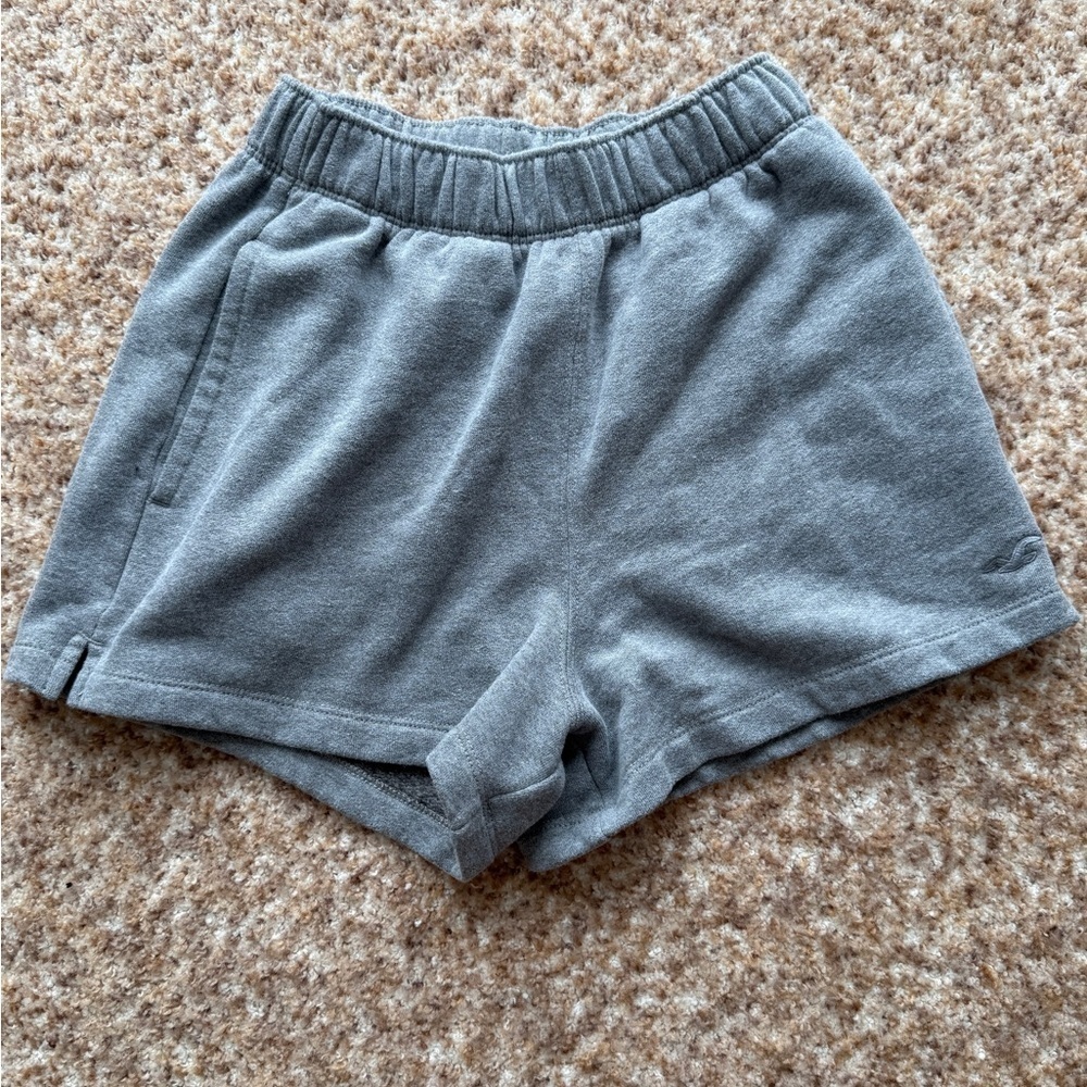 Hollister Women's Charcoal Athletic Shorts